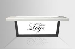 Customizable Plexi Serving Station with Logo 